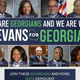 Evans for Georgia mailer minus Evans herself